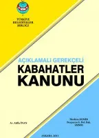 Kabahatler Kanunu kapak görseli
