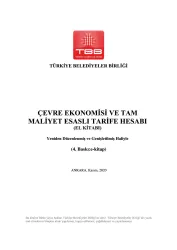 Çevre Ekonomisi ve Tam Maliyet Esaslı Tarife Hesabı kapak görseli