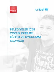 Belediyeler İçin Çocuk Katılımı Eğitim ve Uygulama Kılavuzu kapak görseli